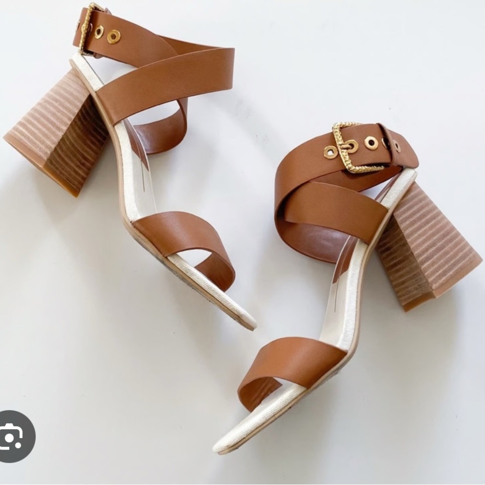 Dolce Vita Tan Strappy Heels